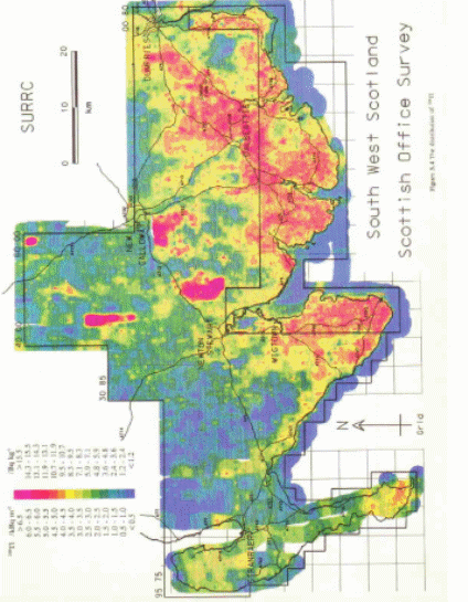 Distribution of 208TI.